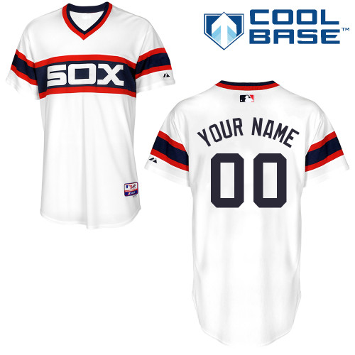 Customized Chicago White Sox Baseball Jersey-Women's Authentic Alternate Home MLB Jersey
